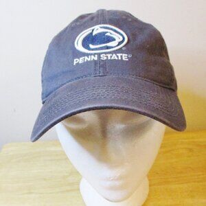 Penn State by Legacy Blue Baseball Cap / Hat, Lion Logo, Adjustable, Cotton